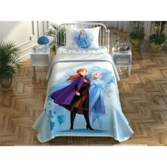 Taç Lisanslı Frozen 2 Sisters Pike Takımı Tek Kişilik