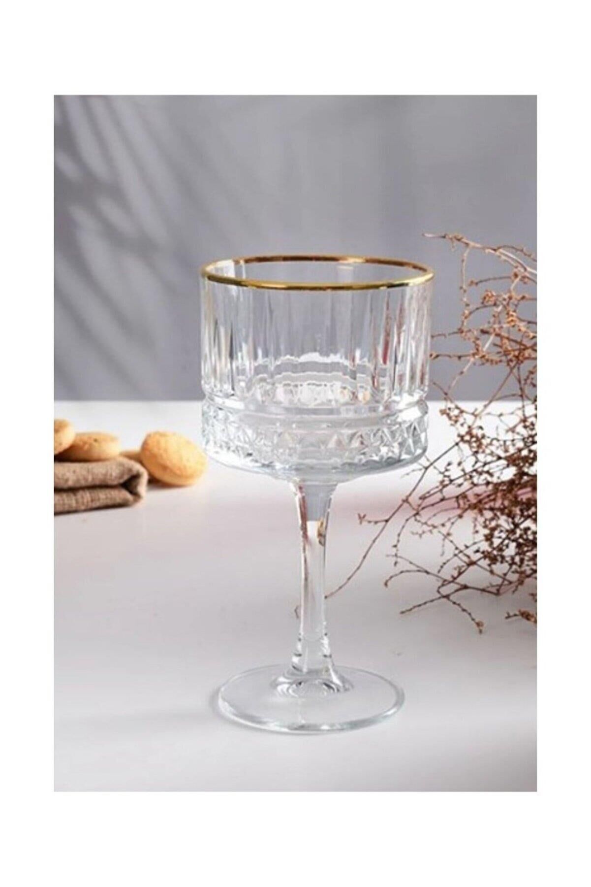 Paşabahçe 440437G Elysia Golden Touch 4lü Ayaklı Sunumluk