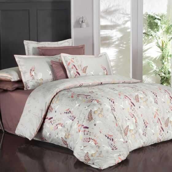 Sarev Martina V1 Pamuk Saten Nevresim Takımı Çift Kişilik