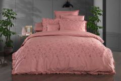 Sarev Peste V4 Pamuk Saten Nevresim Takımı Çift Kişilik