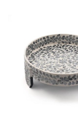 The Mia TLC0022 Sedef Ayaklı Dekor 30x12 Cm