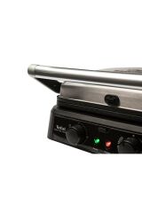 Tefal GC470D Gourmet Minute Grill Izgara ve Tost Makinesi Inox