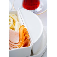 Acar 420 Bianco Perla 6 lı Oval Kahvaltılık