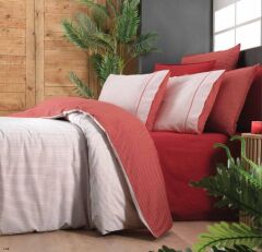 Sarev Cannes V2 Fancy Poplin Çift Kişilik Nevresim Takımı