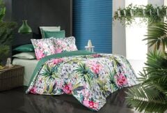 Sarev Antonella V1 Pamuk Saten Nevresim Takımı King Size