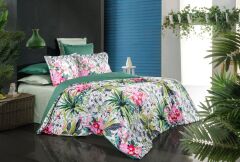 Sarev Antonella V1 Pamuk Saten Nevresim Takımı King Size