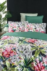 Sarev Antonella V1 Pamuk Saten Nevresim Takımı King Size