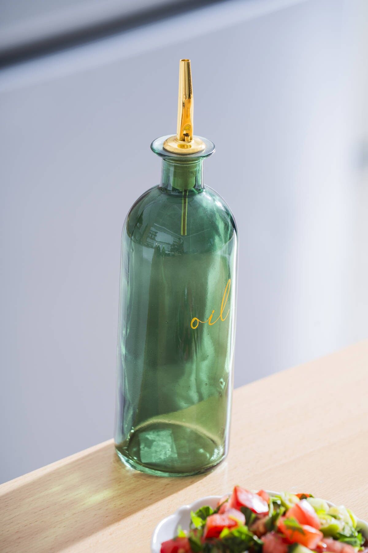 Acar 7939 Pierre Cam Yağdanlık 500 Ml - Dark Green