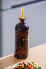 Acar 7939 Pierre Cam Yağdanlık 500 Ml - Amber