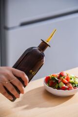 Acar 7939 Pierre Cam Yağdanlık 500 Ml - Amber