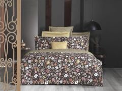 Sarev Hillary V1 Pamuk Saten Nevresim Takımı Özel Ebat