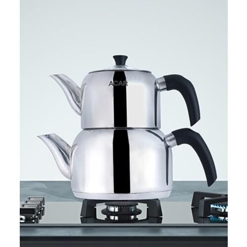 Acar 463 Arden Aile Boy Çelik Çaydanlık Takımı