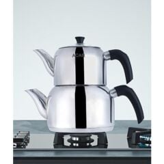 Acar 463 Arden Aile Boy Çelik Çaydanlık Takımı