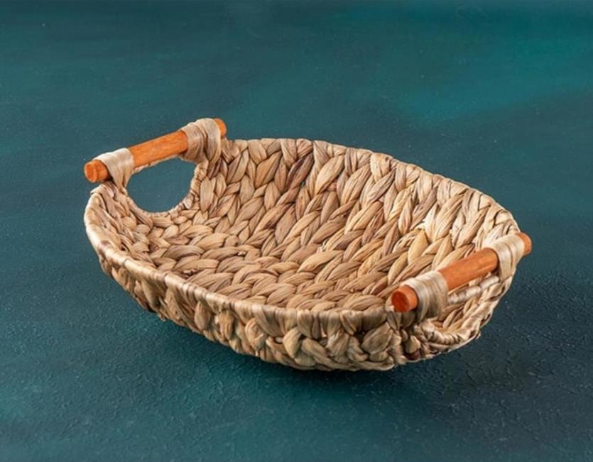 Acar 53 Oval Hasır Ekmek Sepeti 31x27 Cm