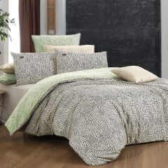 Sarev Croco V1 Fancy Poplin Nevresim Takımı Çift Kişilik