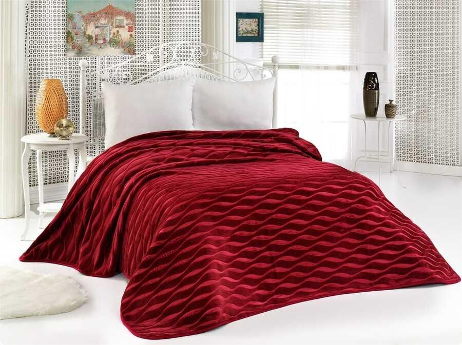 Mink Sense 521 Bordo Battaniye 220x240