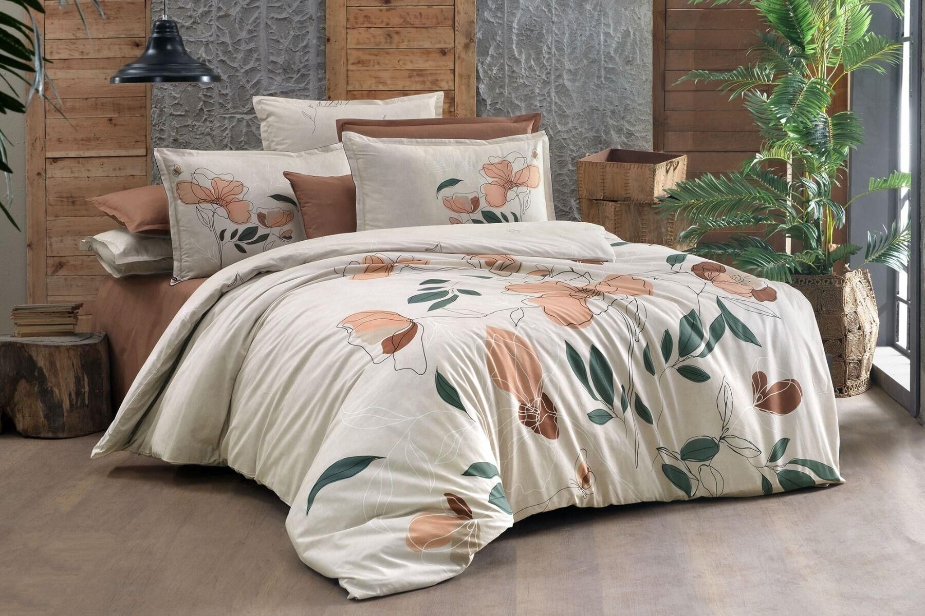 Sarev Mirador V1 Fancy Poplin Nevresim Takımı Çift Kişilik