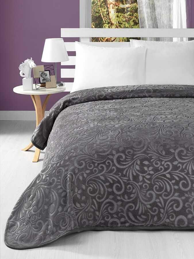 Mink Sense 516 Antrasit Battaniye 220x240