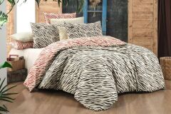 Sarev Grevy V1 Fancy Poplin Nevresim Takımı Çift Kişilik