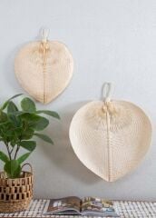 The Mia DKR0589 Dekoratif Bambu Duvar Dekoru 3x48x58 Cm