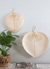 The Mia DKR0589 Dekoratif Bambu Duvar Dekoru 3x48x58 Cm