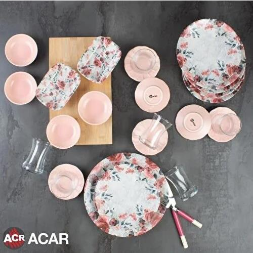 Acar 10461 Frezya 50 Parça Kahvaltı Takımı 6 Kişilik