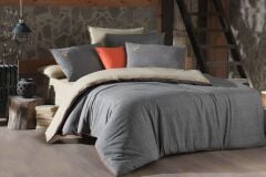 Sarev Lanthe V1 Flanel Nevresim Takımı Çift Kişilik