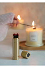 The Mia BRS0148 Brass Pirinç Kibritlik