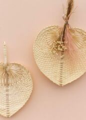 The Mia DKR0587 Dekoratif Bambu Duvar Dekoru 2x21x28 Cm