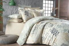 Sarev Tiana V1 Fancy Poplin Nevresim Takımı Çift Kişilik