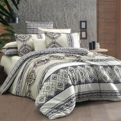 Sarev Runa V1 Fancy Poplin Nevresim Takımı Çift Kişilik