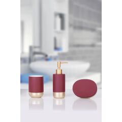 Acar 10895 Seramik 3 lü Banyo Seti Kırmızı