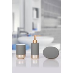 Acar 10895 Seramik 3 lü Banyo Seti Gri