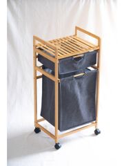 Acar 482 Bambu Çamaşır Sepeti 85 x 41.3 x 32.5 Cm