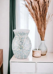 The Mia TLC0006 Sedef Vazo 21x30 Cm