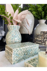 The Mia TLC0006 Sedef Vazo 21x30 Cm