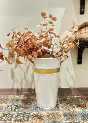 The Mia GLN0052 Galvin Vazo Beyaz 40 Cm