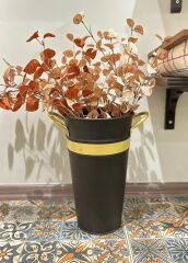 The Mia GLN0075 Galvin Vazo Siyah 40 Cm