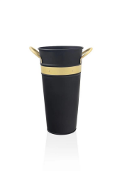 The Mia GLN0076 Galvin Vazo Siyah 50 Cm