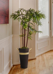 The Mia GLN0076 Galvin Vazo Siyah 50 Cm