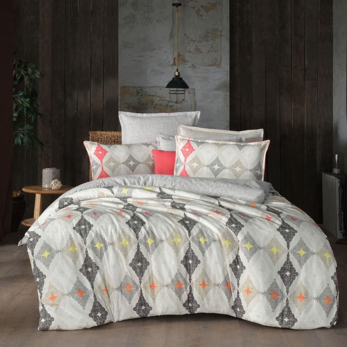 Sarev Elista V1 Flanel Nevresim Takımı Çift Kişilik