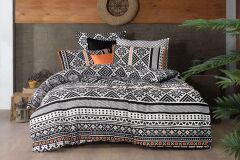 Sarev Pamira V1 Flanel Nevresim Takımı Çift Kişilik