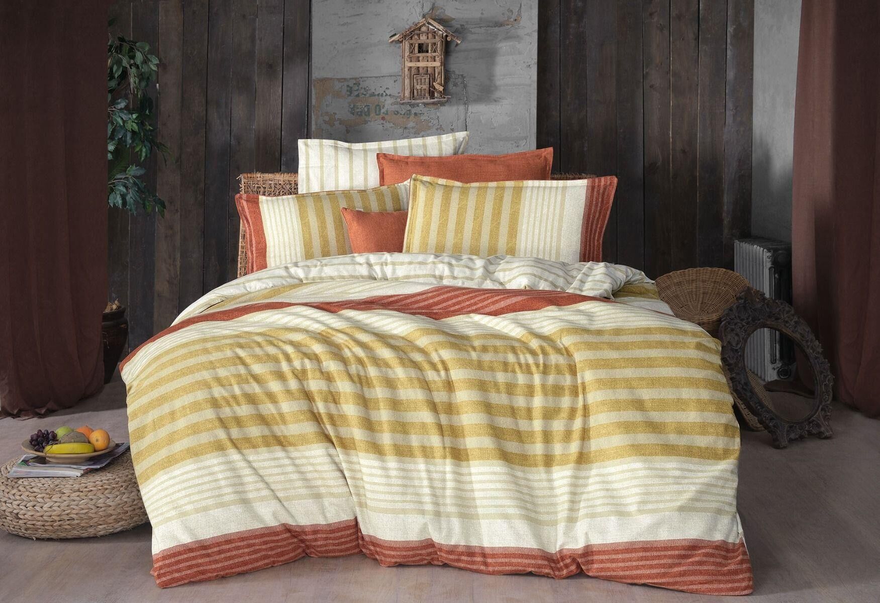 Sarev Laverna V2 Flanel Nevresim Takımı Tek Kişilik