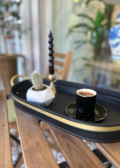 The Mia GLN0081 Galvin Tepsi Siyah 54x24 Cm