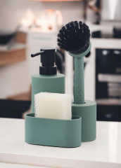 The Mia SBN0047 Round Sıvı Sabunluk Seti Yeşil