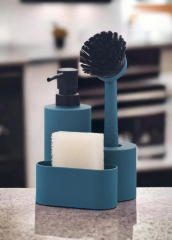 The Mia SBN0048 Round Sıvı Sabunluk Seti Mavi