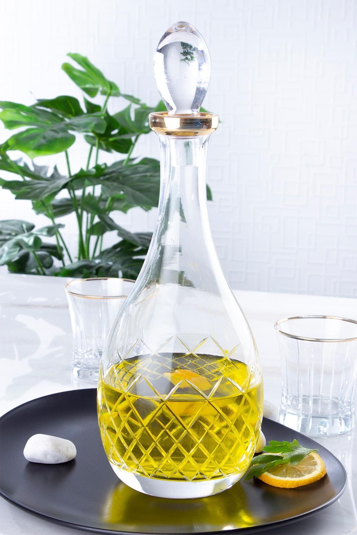 Acar 12306 Hürrem Kesme Cam Karaf Şişe