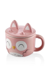 The Mia FGR0014 Baykuş Kapaklı Kupa 330 ml