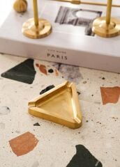 The Mia BRS0128 Brass Prinç Üçgen Puro Küllük