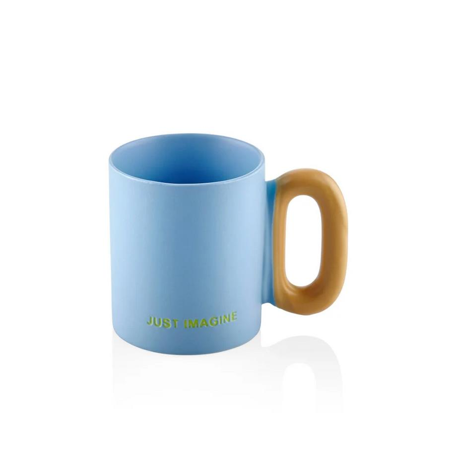 The Mia KPA0182 Makaron Pors. Kupa Mavi 330 ml